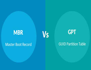 تفاوت MBR و GPT در هنگام پارتیشن بندی هارد