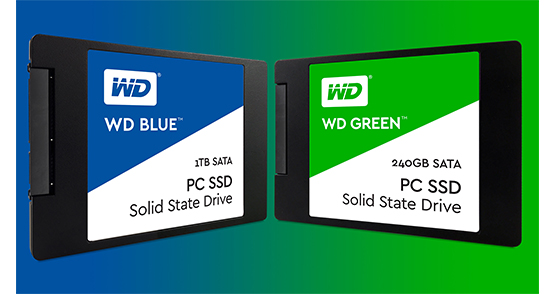 تفاوت هارد اس اس دی وسترن بلو و گرین